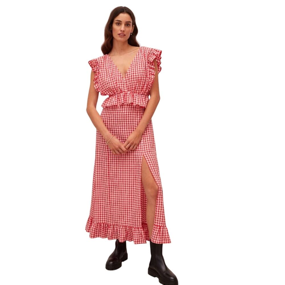 NWT Nobody’s Child Gingham Dress VI